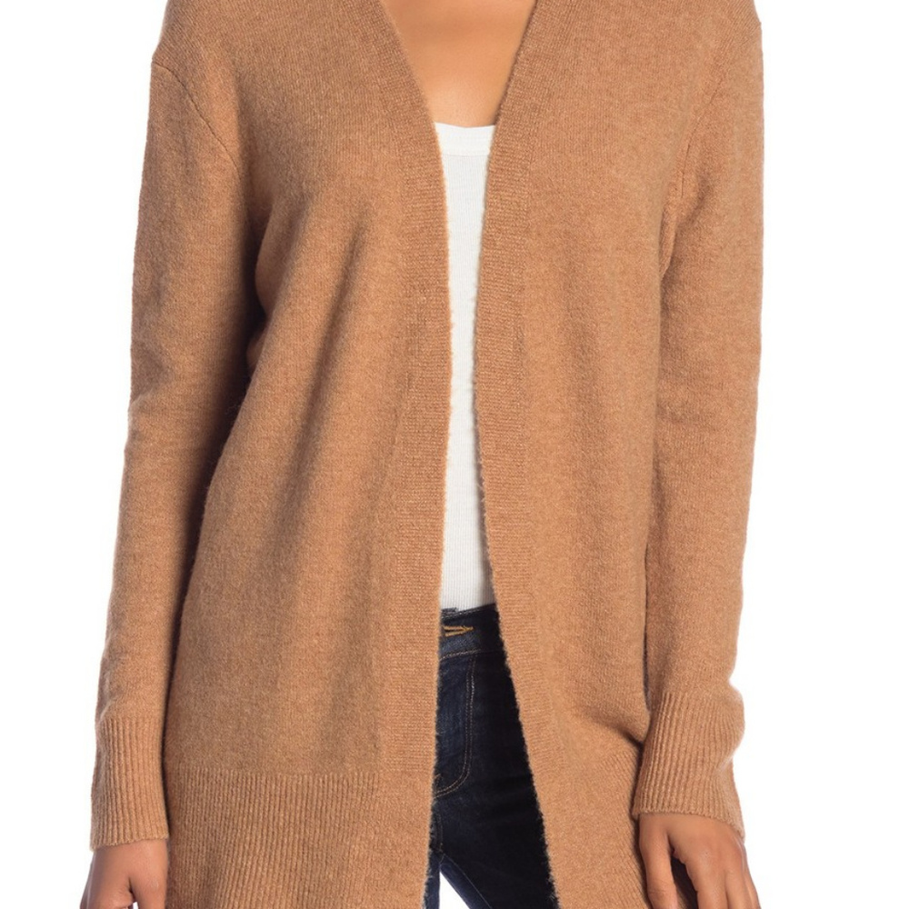 Madewell Cozy Walker Long Cardigan -Heather Timber